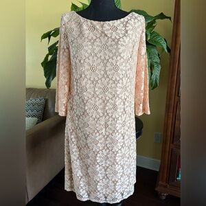 Beautiful Jessica Howard dress in blush/apricot color - Size 12